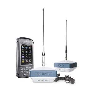 Комплект из двух приемников Sokkia GRX3 с модемами UHF/GSM и контроллера Archer2