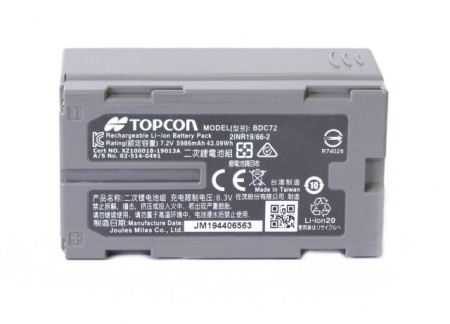 Аккумулятор Topcon BDC72