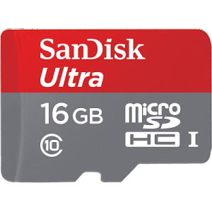 Карта памяти 16Gb - SanDisk Ultra - Micro Secure Digital