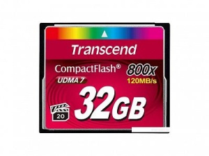 64Gb - Transcend 800x Ultra Speed - Compact Flash TS64GCF800
