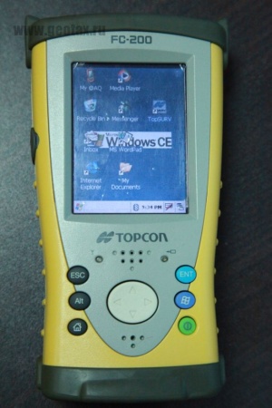 Контроллер Topcon FC-200 с ПО TopCurv 7 б/у (2008г.)